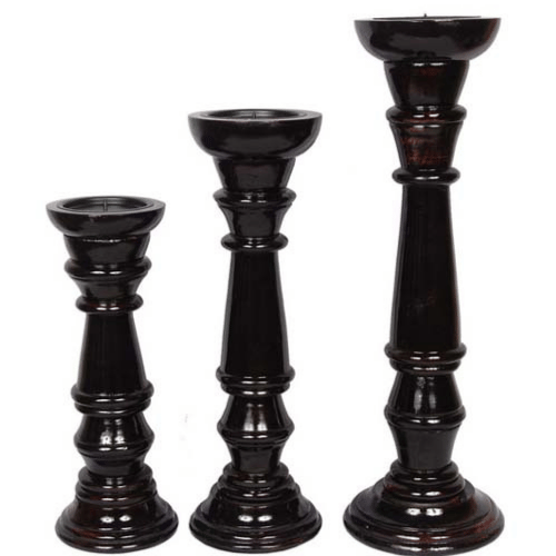 Wooden Candle Holder