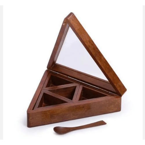 Wooden Spice Box